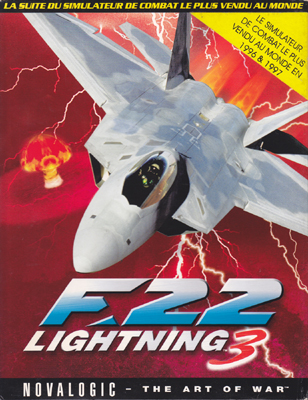 Photo de la boite de F-22 Lightning 3